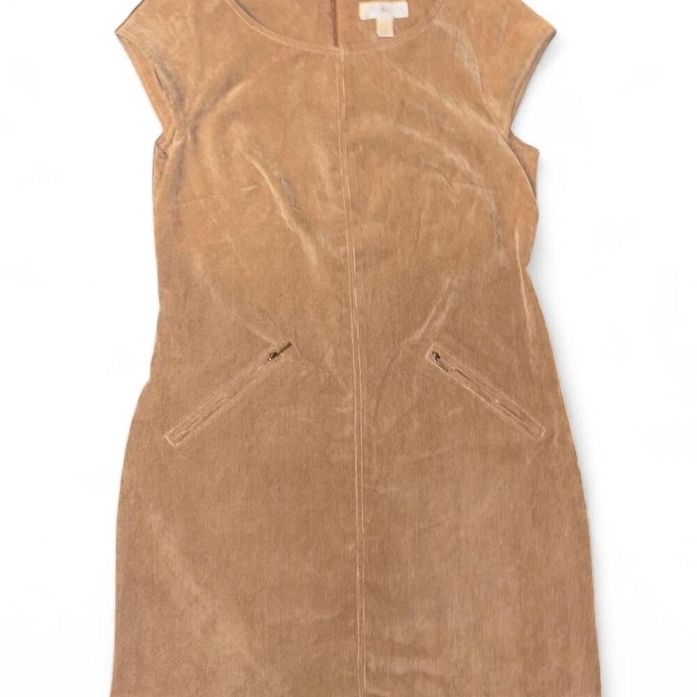 Dressbarn Women's Tan and Brown Dress